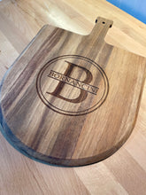 Load image into Gallery viewer, custom monogram pizza peel
