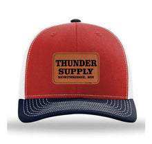 Load image into Gallery viewer, Custom Logo Leather Patch Trucker Hat