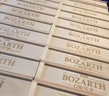 Load image into Gallery viewer, Custom Engraved Wine Box - Company Logo