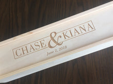 Load image into Gallery viewer, Custom Engraved Wine Box - Modern