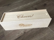 Load image into Gallery viewer, Custom Engraved Wine Box - Company Logo