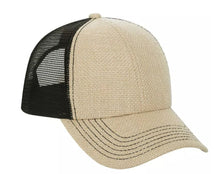 Load image into Gallery viewer, North Dakota Logo Leather Patch Trucker Cap