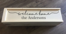 Load image into Gallery viewer, Custom Engraved Wine Box - Housewarming
