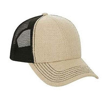 Load image into Gallery viewer, Custom Leather Patch Cap - Burlap
