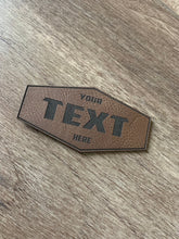 Load image into Gallery viewer, Custom Leather Patch Cap - Burlap
