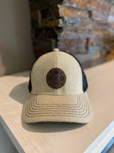 Load image into Gallery viewer, Custom Leather Patch Cap - Burlap
