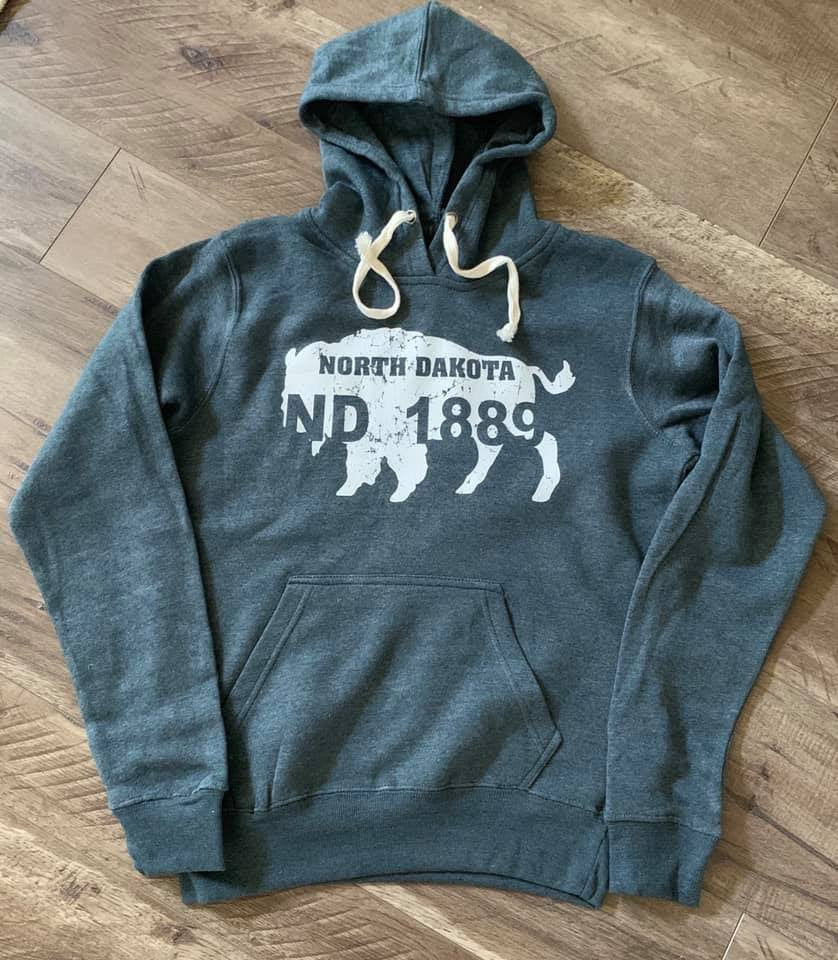 North Dakota Logo Hooded Sweatshirt