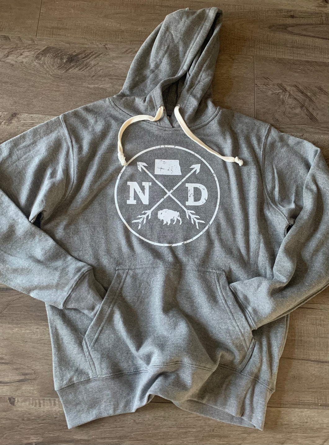 North Dakota Logo Hooded Sweatshirt